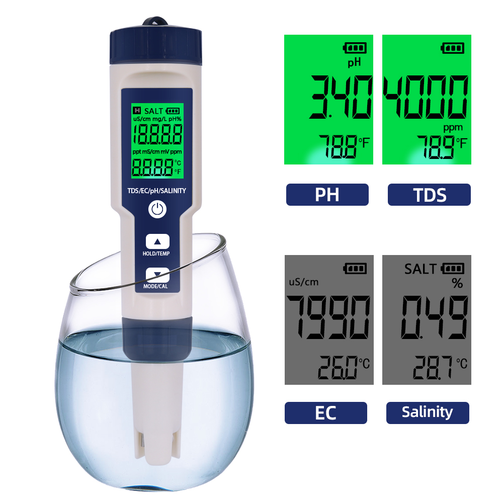 Ph Meter Digital Water Tester - Tester professionale per la qualità dell'acqua