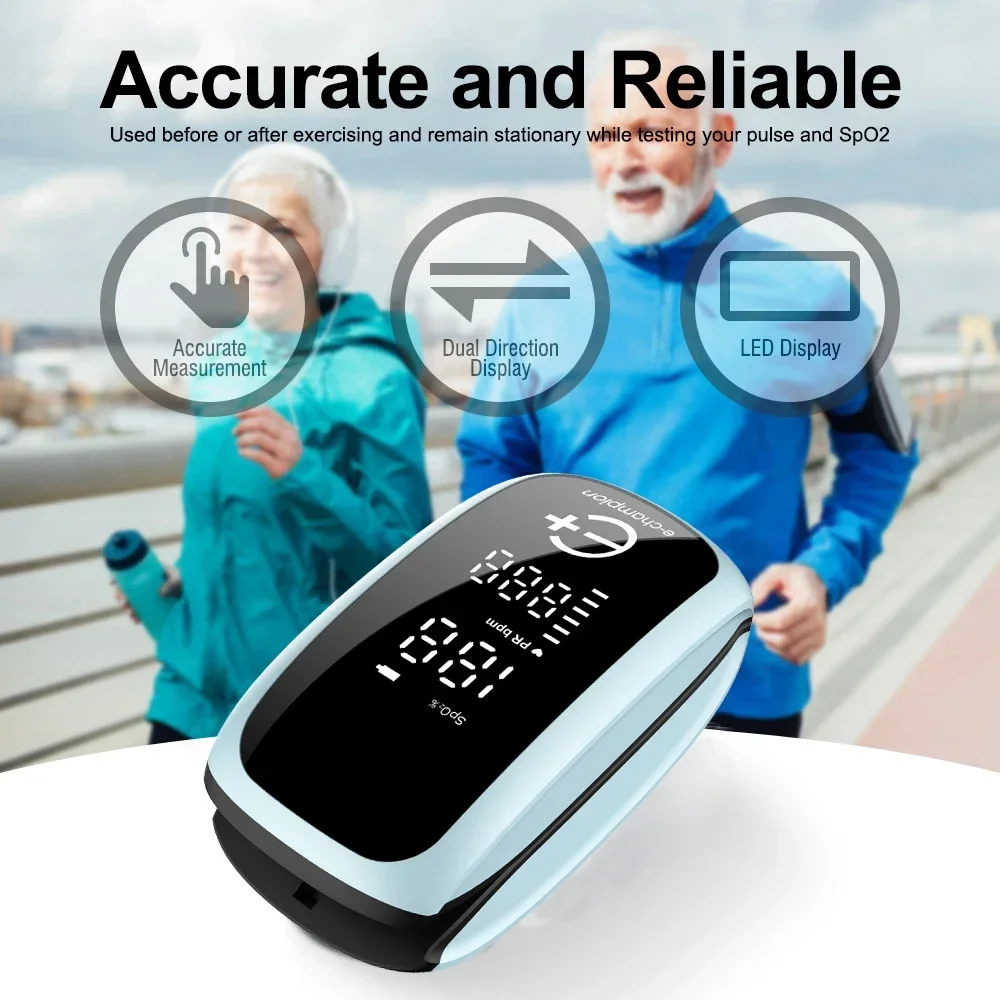Monitor di saturazione dell'os - Pulse Oximeter Fingertip Rechargeable recensione e prezzo