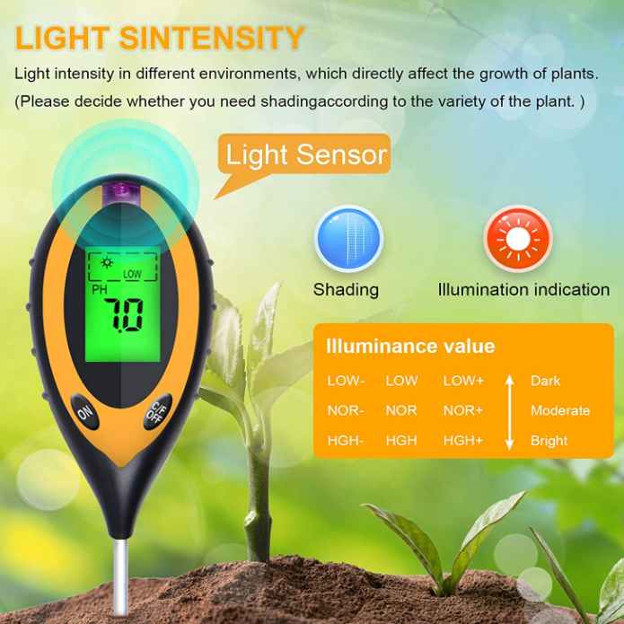 Tester 4 in 1 per pH, Luce, Te - Ph Meter Digital Water Tester recensione e prezzo