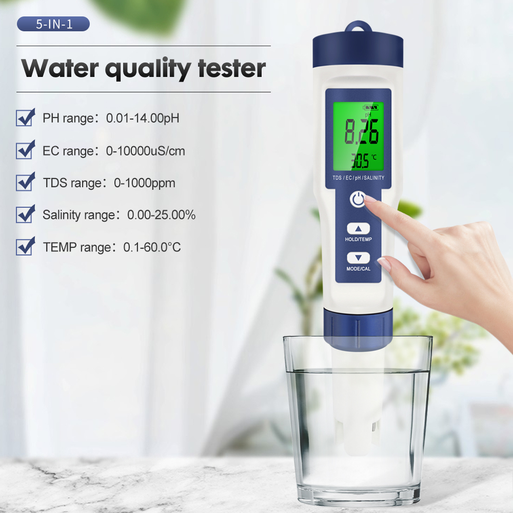 Tester professionale per la qu - Ph Meter Digital Water Tester recensione e prezzo