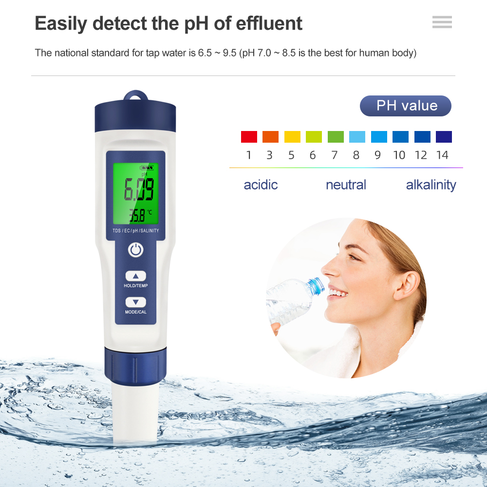 Tester professionale per la qu - Ph Meter Digital Water Tester recensione e prezzo