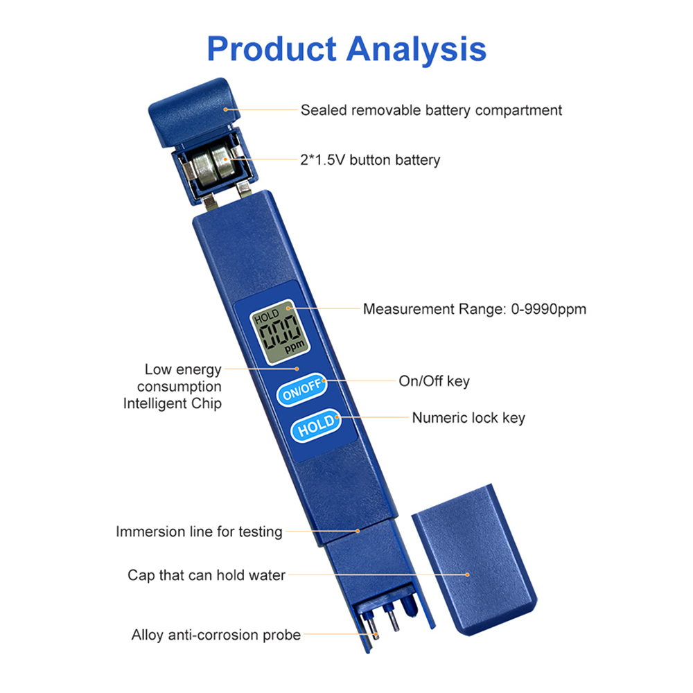 Misuratore TDS Digitale, Teste - Ph Meter Digital Water Tester recensione e prezzo